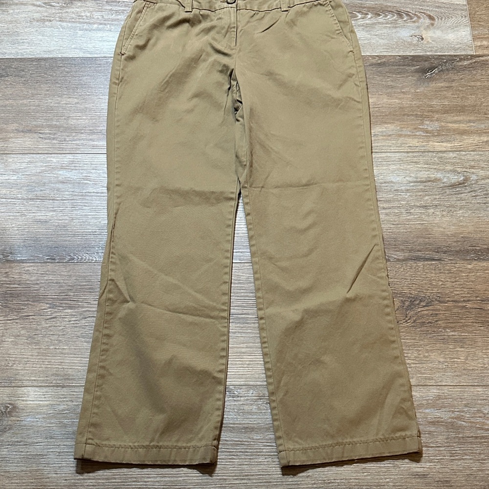 Lands' End Women's Khaki Flare Pants